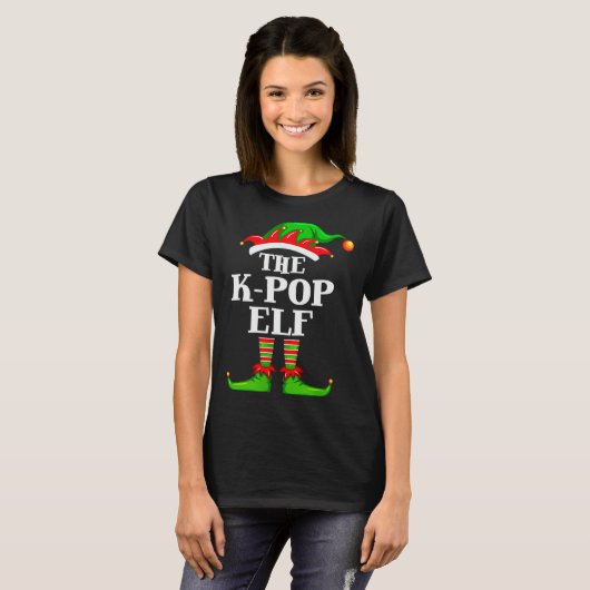 K-p Elf Matching Family Group Christmas Party Pyja T-Shirt (Vorne ganz)