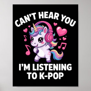 K-p Kann dich nicht hören Ich höre zu K-p K P Kawa Poster