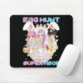 K-P Osterhasen-Eierjagd-Aufseher Lustige Mutter Mousepad (Mit Mouse)