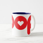 K-POP 01 ZWEIFARBIGE TASSE (VorderseiteRechts)