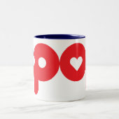 K-POP 01 ZWEIFARBIGE TASSE (Mittel)
