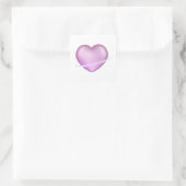 K-Pop 3D Heart Quadratischer Aufkleber (Tasche)