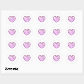 K-Pop 3D Heart Runder Aufkleber (Blatt)