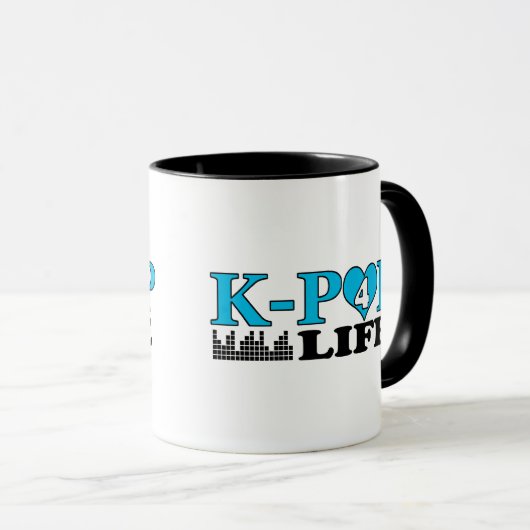 K-POP 4 LEBEN TASSE (VorderseiteRechts)