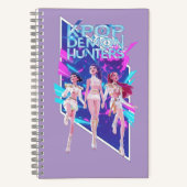 K-Pop Anime Idol Group Spiral Notebook Notizblock (Vorderseite)