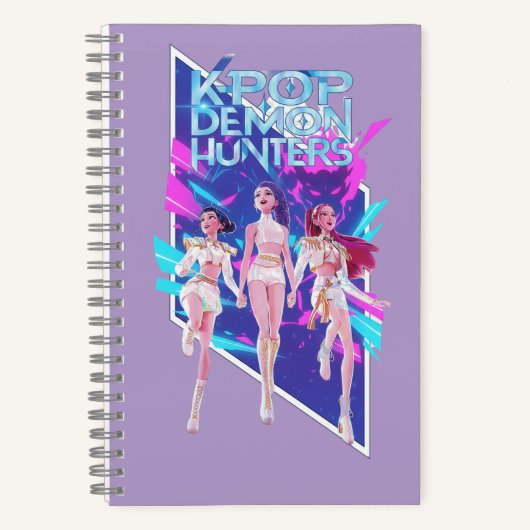 K-Pop Anime Idol Group Spiral Notebook Notizblock (Vorderseite)