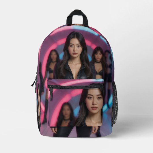 K-POP BEDRUCKTER RUCKSACK (Vorderseite)