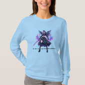 K-Pop Demon Queen – Neon Idol Warrior T-Shirt (Vorderseite)