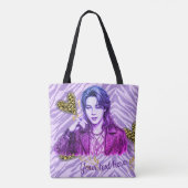 K-Pop editierbarer Icon-Stil Tasche (Rückseite)