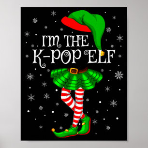K-Pop-Elf-Weihnachten-Familien-Gruppe Frauen Mädch Poster