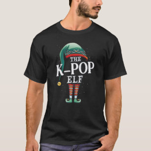 K Pop-Elfen-Weihnachtsgruppe Xmas-Pyjama-Party T-Shirt