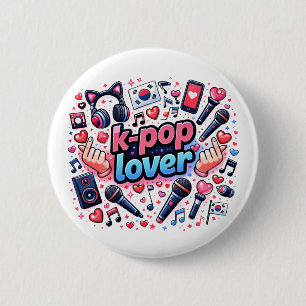 K-Pop-Fan Button