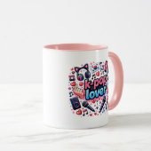 K-Pop-Fan Tasse (VorderseiteRechts)