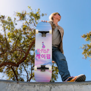K-Pop Finger Heart: Zeige deine Liebe Skateboard
