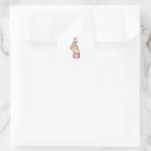 K-Pop Fingerherz - Süßes rosa ästhetisches Sticker (Tasche)