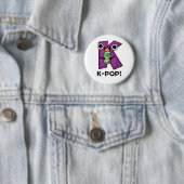 K-Pop Funny Music Soda Pop Pun Button (Beispiel)
