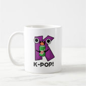 K-Pop Funny Music Soda Pop Pun Kaffeetasse (Links)