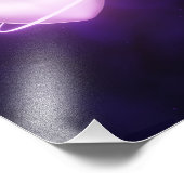 K-Pop Galaxy Heart Fotodruck (Ecke)