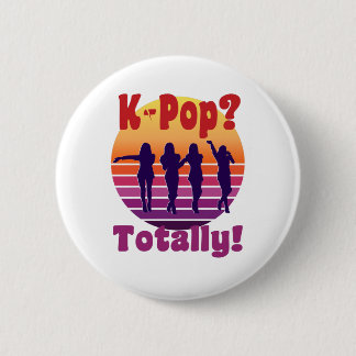 K-Pop? Ganz! - Retro-Klassik Button