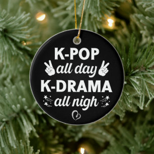K-Pop Ganztägig K-Drama ganz Nigh, koreanischer Mu Keramik Ornament