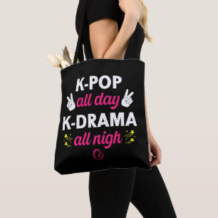 K-Pop Ganztägig K-Drama ganz Nigh, koreanischer Mu Tasche