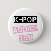 K-Pop gewöhnt Button (Vorderseite)