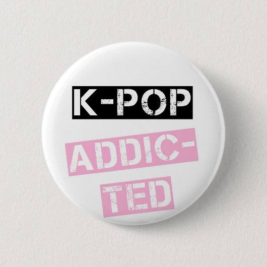 K-Pop gewöhnt Button (Vorderseite)