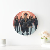 K-POP GROßE WANDUHR (Zuhause)