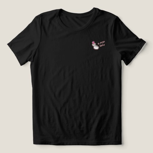 K-Pop-Gürtelkleidung Tri-Blend Shirt (Design Vorderseite)