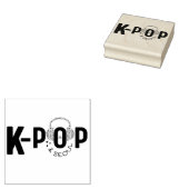 K-Pop Herz & SEOUL Gummi Briefmarke Gummistempel (Stempel)