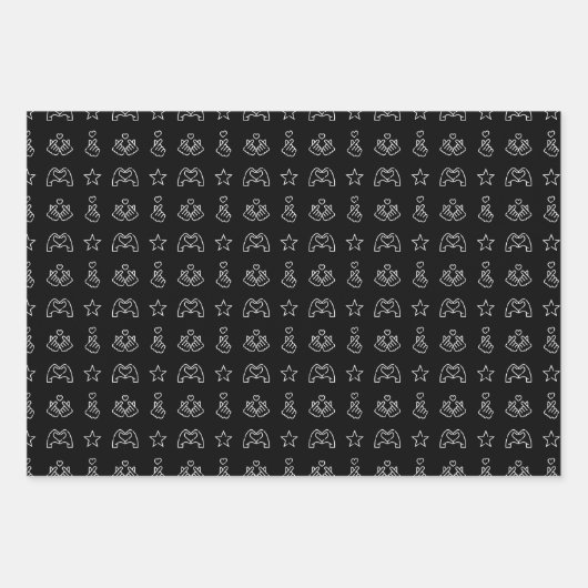 K-Pop Holiday Collection Geschenkpapier Set (Vorderseite 2)