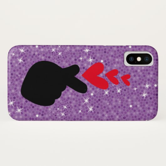 K-Pop | Idol Finger Heart Liebe Symbol Telefoncase Case-Mate iPhone Hülle (Rückseite (Horizontal))