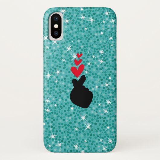 K-Pop | Idol Finger Heart Liebe Symbol Telefoncase Case-Mate iPhone Hülle (Rückseite)
