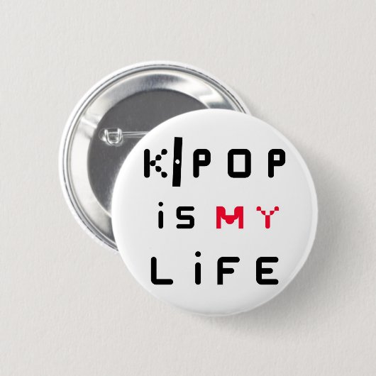 K-POP ist mein Leben Button (Vorne & Hinten)