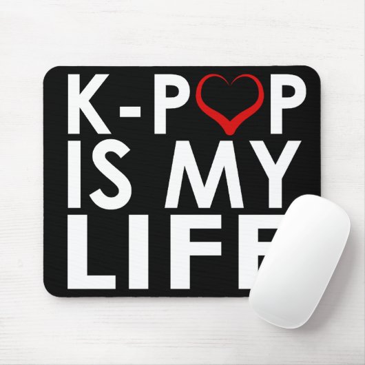 K-POP IST MEIN LEBEN ♡ MOUSEPAD (Mit Mouse)