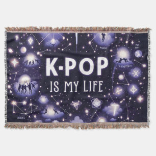 K-Pop ist mein Leben schwimmend unter den Sternen Decke