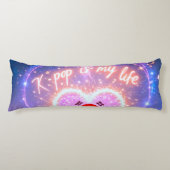 K-Pop ist mein Leben über der Galaxie Seitenschläferkissen (Vorderseite)