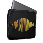 K-Pop ist mein medikamentöser Laptop-Sieb von 30 c Laptopschutzhülle (Vorne Rechts)