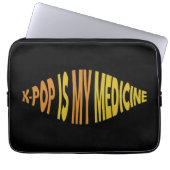 K-Pop ist mein medikamentöser Laptop-Sieb von 30 c Laptopschutzhülle (Vorderseite)