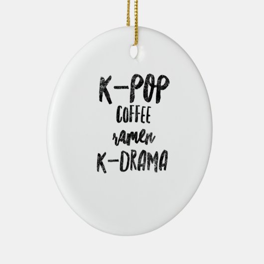 K-Pop Kaffeemaschine Keramik Ornament (Rechts)