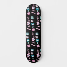 K-Pop Liebe Korean Pop Fan Monogramm Schwarz Pink 