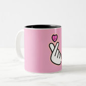 K POP LIEBE TASSE (Vorderseite Links)