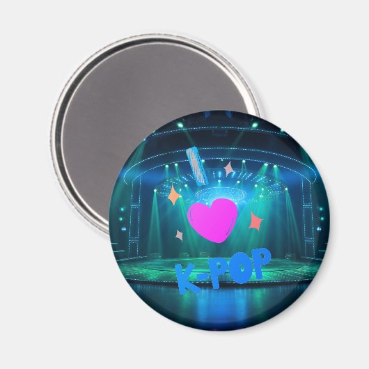 K-Pop Magnet (Vorderseite/Rückseite)