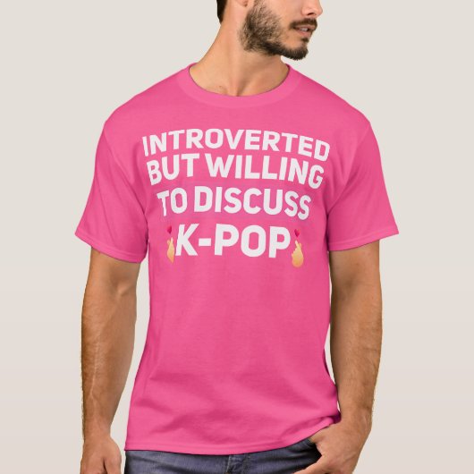 K-Pop-Mode für Fans des koreanischen K-Drama K-Pop T-Shirt (Vorderseite)