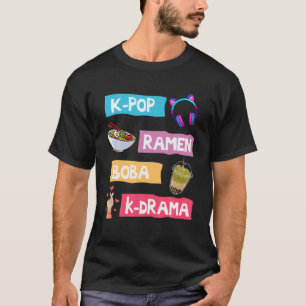 K-Pop-Mode für Fans des koreanischen K-Dramas T-Shirt