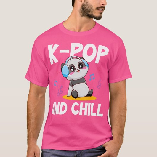 K-Pop-Mode für Fans koreanischer K-Dra T-Shirt (Vorderseite)