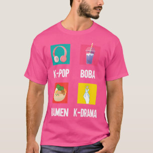 K-Pop Mode für Fans von Korean K-Drama K-Pop Merch T-Shirt