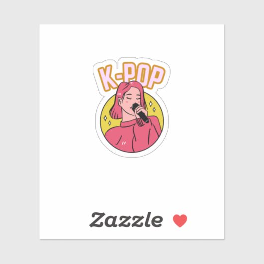 K-Pop Music Aufkleber (Blatt)