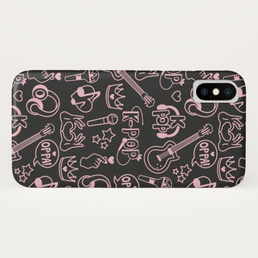 K-Pop | Music Idol Finger Heart 오 빠 Handy Case (Rückseite (Horizontal))