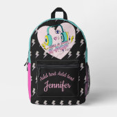 K-Pop Music Star Korean Theme Birthday Girl Gift Bedruckter Rucksack (Vorderseite)